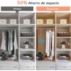 6 Piezas Bolsas de Almacenamiento de Vacío con Bomba Eléctrica,80%