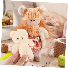 Artibetter 12 Piezas Mini Muñeca Oso Muñeca Llavero Figuras De Osos De Peluche Precioso Oso De Peluche Muñecas De Osos De Graduación Muñecas Mini Llavero Osito Bebé Paño Lindo Colgante