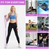 4 Pack Figure 8 Fitness Resistance Band, Workout Stretch Bands