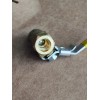 Parker 3/8" NPTF x 3/8" NPTM Brass Industrial Ball Valve