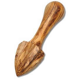 Citrus Juicer Olive Wood Approx. 14 x 4.5 cm