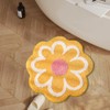 Flower Bath Mat 40 x 40 cm - Soft Non-Slip