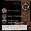 FOUNTAIN DESIGNS 18" Illuminated in/Outdoor Clock with Smart Sensor and