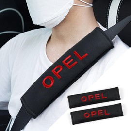 2pcs Car Universal Seat Belt PU Belt Pads Compatible with Partner Astra Corsa Insignia Zafira Mokka Crossland X Grandland X Astra Sports Tourer Grandland X Hybrid SUV Interior Accessories