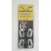 DORMAN 711-201 Wheel Nuts Chrome Acorn 4 Nuts 1/2 -