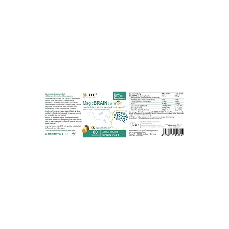 Elite Nutrition® MagicBRAIN Junior