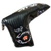 Dragon Dragon Pin Magnetic Golf Putter Cover (Black, Blade Type)