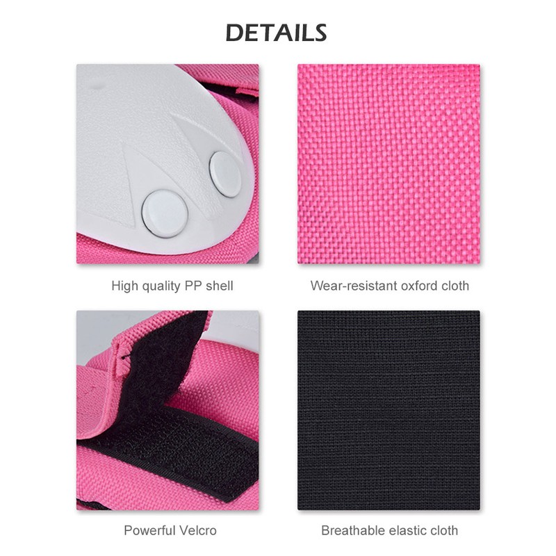 6 Pcs Adults Kids Knee Pads Elbow Pads Wrist Pads