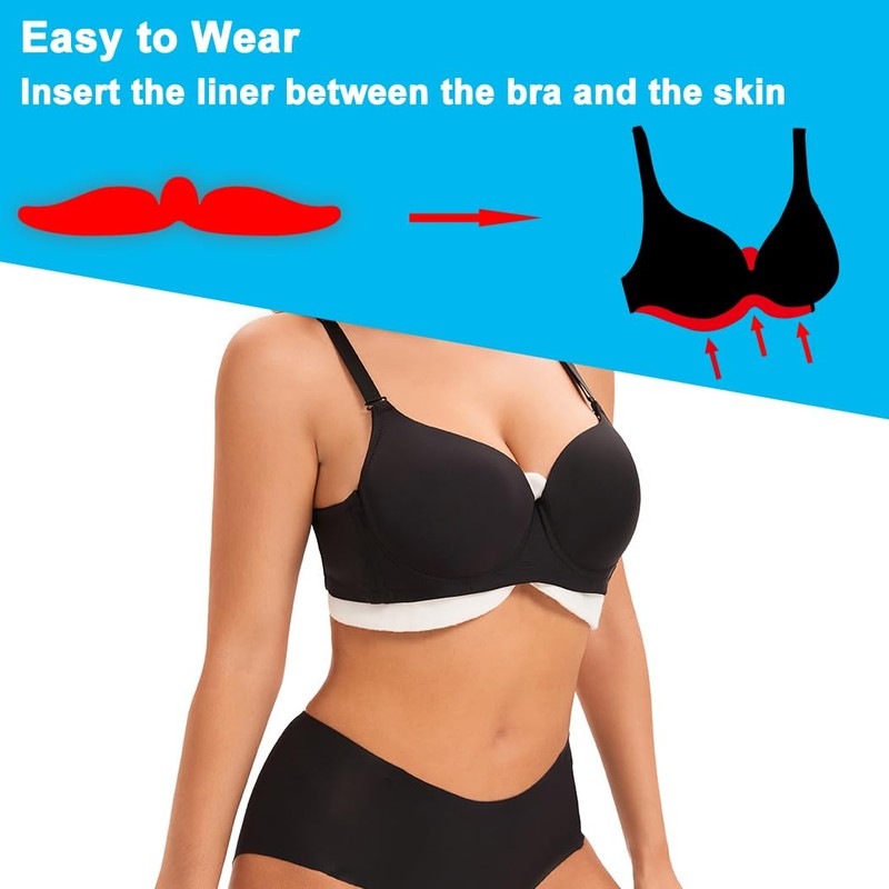 KimYoung Cotton Terrycloth + Brushed Cotton Bra Liners for Sweat