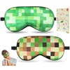 2 Pcs Sleep Mask for Kids Boys, Silk Eye Covers