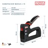 Novus Hand Stapler J-15 Lightweight General Purpose Staple Tool Stapler