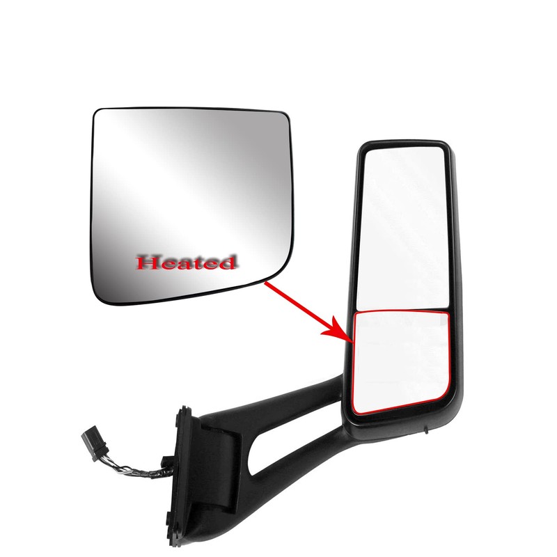 Replacement Door Side Passenger Right Side Lower Convex Mirror Glass