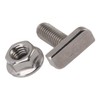 T Bolt Set M8x20mm T Slot Drop-in Bolt Hammer Head