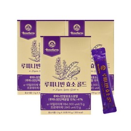 Benefarm Lupinibine Enzyme Gold 3 Boxes (90 Packets) / 베네팜 루피니빈 효소 골드 3박스(총 90포)