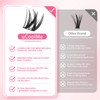 UCOOLME uCoolMe Flora Lash Clusters One Length 8mm D Curl