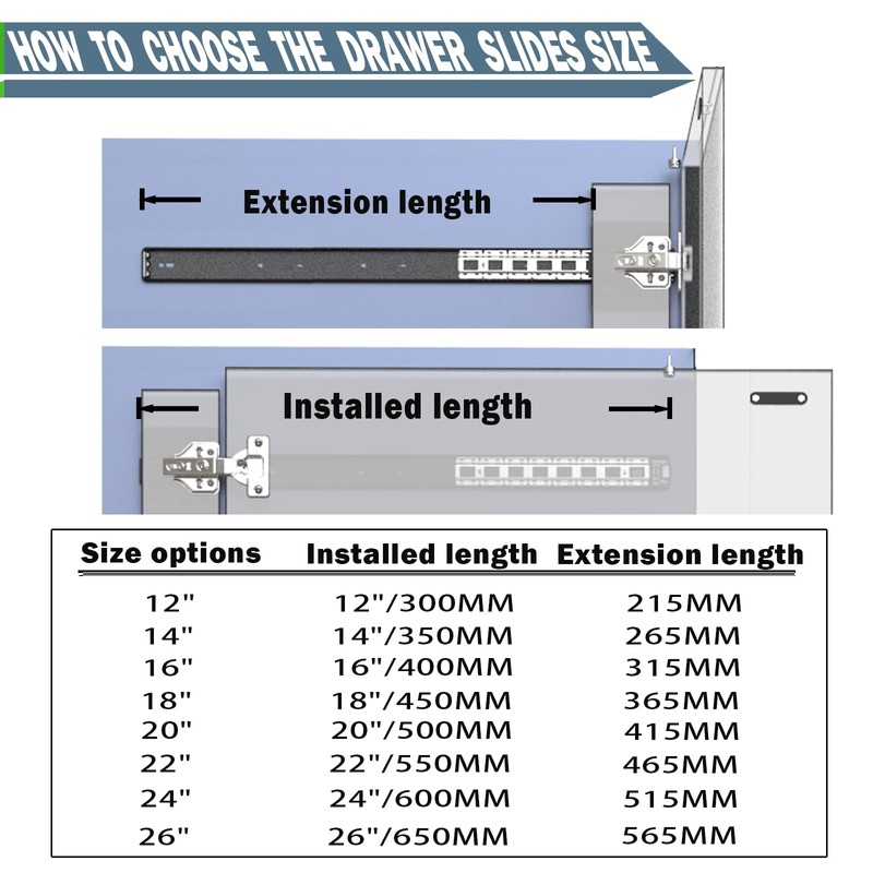 Cabinet Pocket Door Slide System Kit 14",2PCS Inset Sliding Hardware