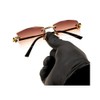 Rimless Luxury Unisex Square Trendy Retro 90's Fashion Stylish Hip