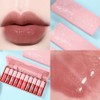 10Pcs Pearlescent Lip Gloss Set Liquid Lip Glaze Long Lasting