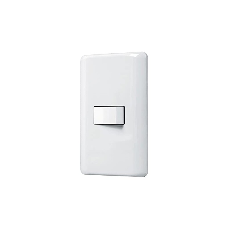 Volteck Basic PA-APSE-EB, Placa armada con 1 interruptor de 3