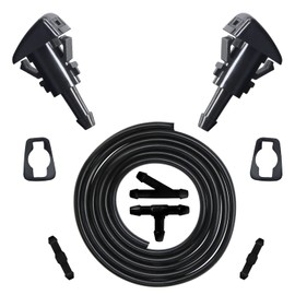 Amavoler Windshield Wiper Washer Nozzle Kit Replacement Fit For Chrysler, Dodge, Jeep, Ram.OEM: 4805742AB, 5116079AA