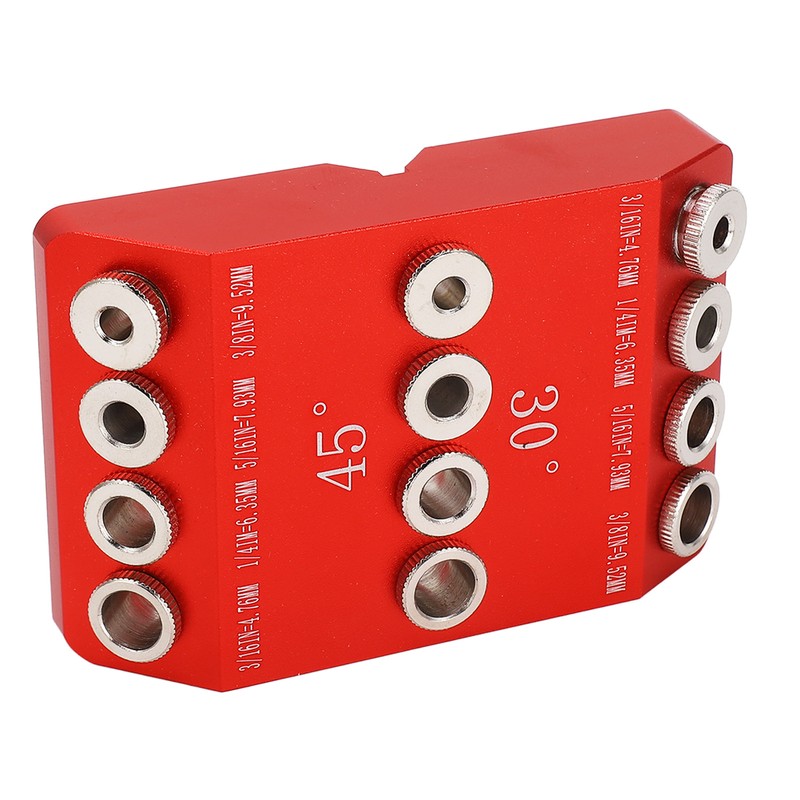 Pocket Hole Jig 30° 45° 90° Holes Drill Guide Drilling