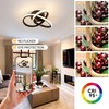 TIAZFCA 10 Inch Modern Ceiling Light, 24W LED Dimmable Ceiling