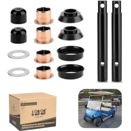 10L0L Golf Cart King Pin and Bushing Kit Fits for Yamaha(G&E) G2/G8/G11/G14/G16/G19/G20 Models OEM #J55-F3516-00,90334-19800,J38-23528-00,J38-23527-00,90384-15825,90384-15826,90201-156J2