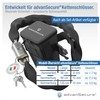 advanSecure® Bicycle Saddle Bag | Ideal for Heavy Chain Locks