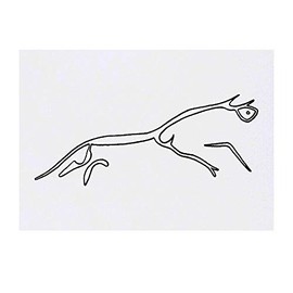 'Uffington White Horse' Temporary Tattoo - Water Resistant, Skin-Safe, Non-Toxic Transfer (TO00024640)