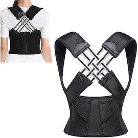 Adjustable Back Posture Belt Office Home Gym Unisex, Back Straightener Posture Corrector, Back Brace for Posture, Back Posture Brace for Women and