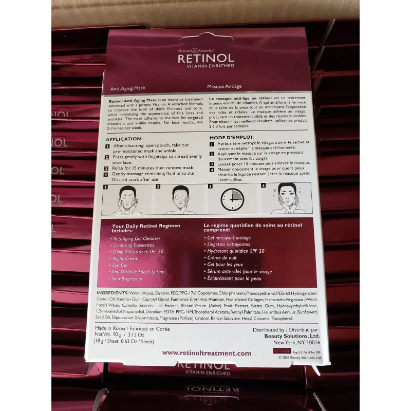 Skincare Cosmetics 5 packs FOR 20$ Skincare Cosmetics Retinol Sheet