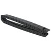 Zeberoxyz 18x37mm Drag Chain Length 1Meter Inside Open Type Black