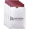 OW-Travel RFID Protector Sleeves for Passports (4 Pack) Contactless Card
