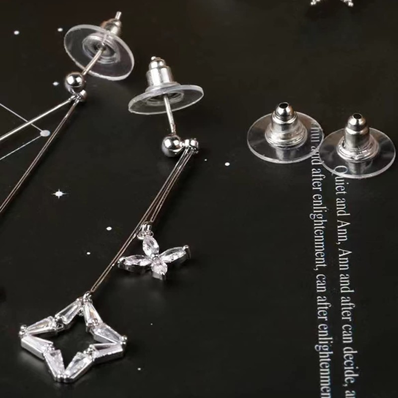 Bullet Clutch Earring Backs for Studs, Pad Rubber Earring Stoppers,