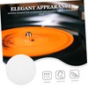 VICASKY Record Pad White Vinyl Felt Mat Turntable Slip Mat