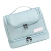 Travel Toiletry Bag Multiple Compartments Large Capacity Zipper Closure Wet