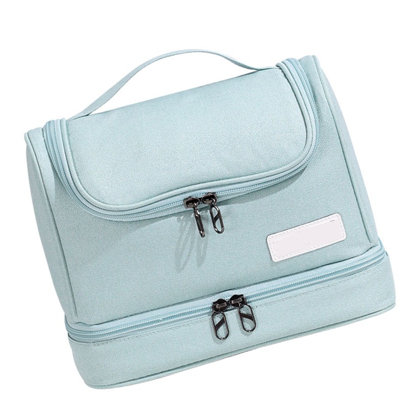 Travel Toiletry Bag Multiple Compartments Large Capacity Zipper Closure Wet