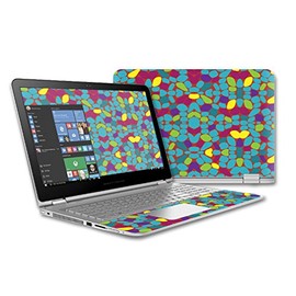 MightySkins Skin Compatible with HP Envy x360 15 (2015) Laptop – Bright Stones | Protective, Durable, and Unique Vinyl Decal wrap Cover | Easy to Apply, Remove, and Change Styles | Made in The USA