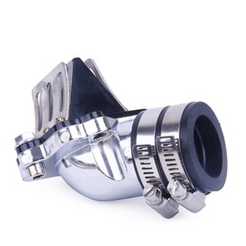 Glixal ATKS-019 Jog 50cc 72cc Alloy High Performance Racing Intake Manifold with Reed Valves for 1PE40QMB 1E40QMB Minarelli Engine Scooter Moped