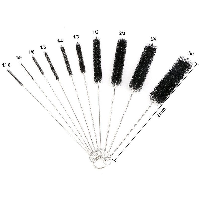 URAQT Cup Brush 細口 Jar Cleaning Brush Nylon rongutyu-buburasi Set