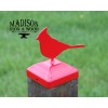 Madison Iron and Wood Cardinal Fence Post Cap, Redbird 4x4