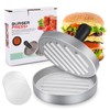 HEPAZ Burger Press with 100 Sheets of Baking Paper, Hamburger