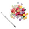 FOMIYES Professional Manicure Kit 1 Set Soft Nail Sponges Metal