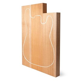 StewMac African Mahogany Paint-grade Body Blank, 1-Piece