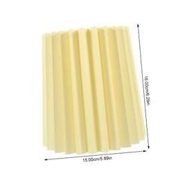 Operitacx Pleated Lampshade Small Size e e Compatible Warm Atmosphere for Hotel Study and Living Room