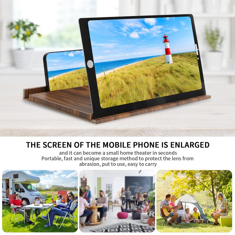 9.8 Inch Phone Screen Amplifier Eyes Protection Mobile Phone Video