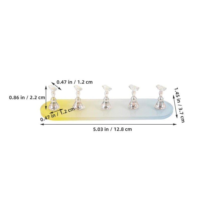 Outanaya Nail Accessories Set 2 Acrylic Nail Art Stands for