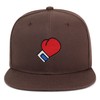 JPAK Boxing Glove Hip-Hop Snapback Hat Embroidered Brown Baseball Cap