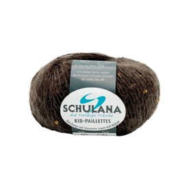 Schulana Kid-Seta Paillettes, Mohair, Brown, 25 g, 125