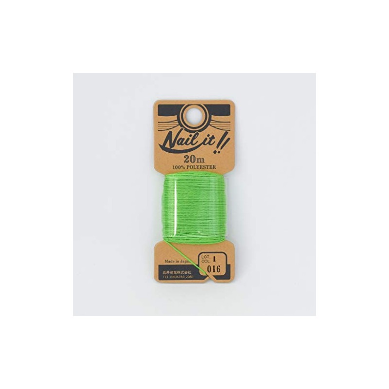 Wakaisangyou Nail it String Art Yarn, Light Green, Thickness: Equivalent